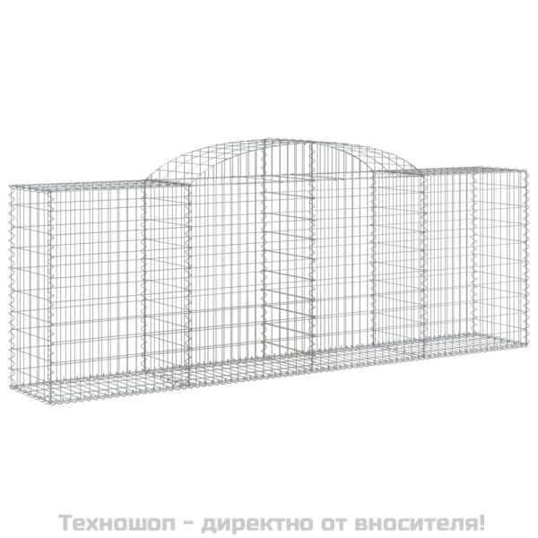 Габионни кошници арка 25 бр 300x50x100/120см поцинковано желязо
