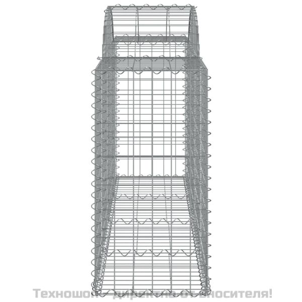 Габионни кошници арка 30 бр 200x50x80/100 см поцинковано желязо