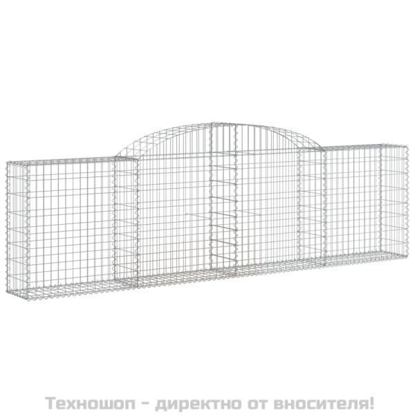 Габионни кошници арка 11 бр 300x30x80/100 см поцинковано желязо