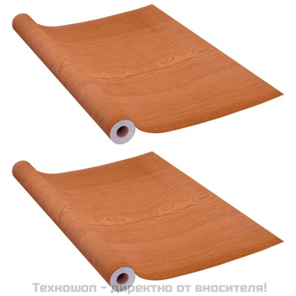 Самозалепващо фолио за мебели, светъл дъб, 500х90 см, PVC