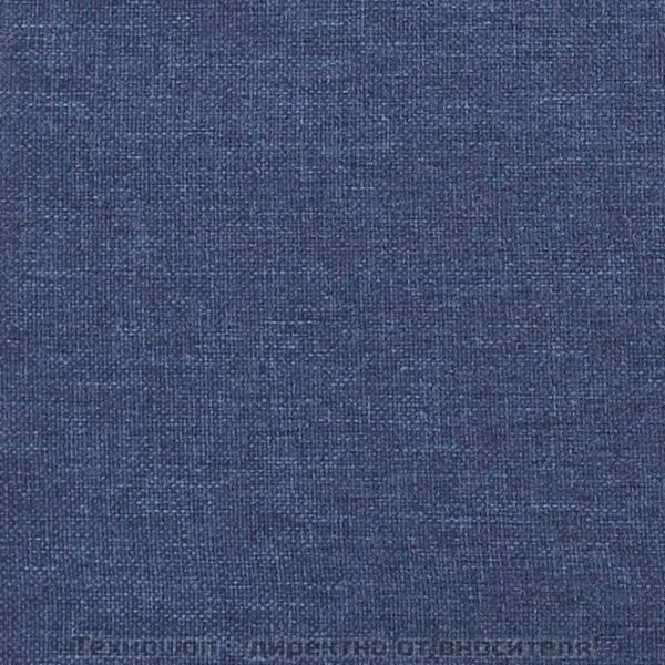 Рамка за легло с пружини, Синьо, 80x200 см, плат