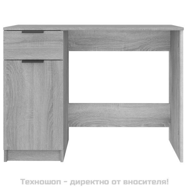 Бюро, сив сонома, 100x50x75 см, инженерно дърво