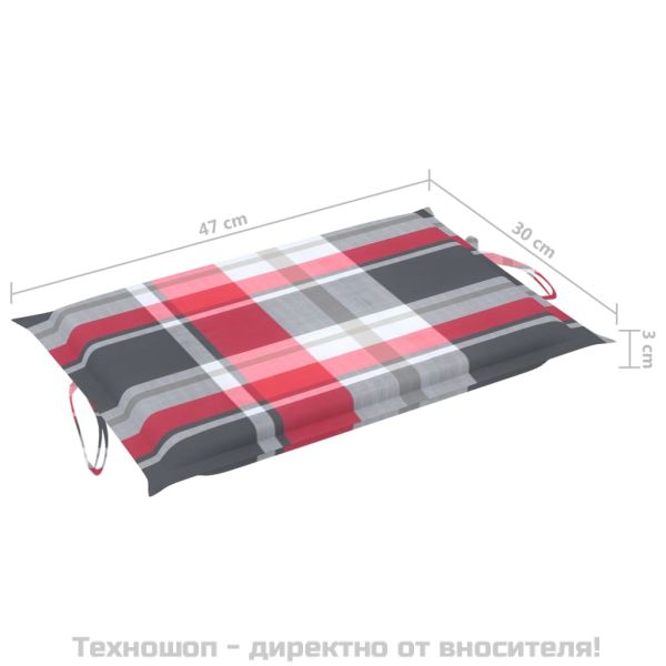 Шезлонг с възглавница, сив, масивно акациево дърво