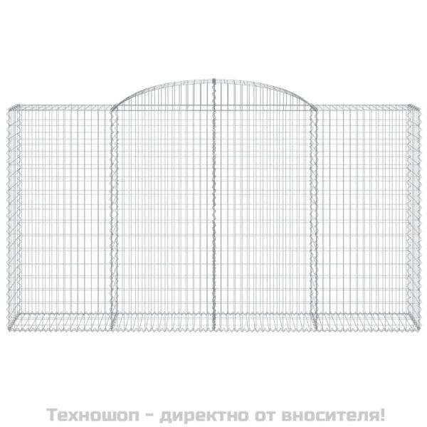 Габионни кошници арка 7 бр 300x50x160/180 см поцинковано желязо