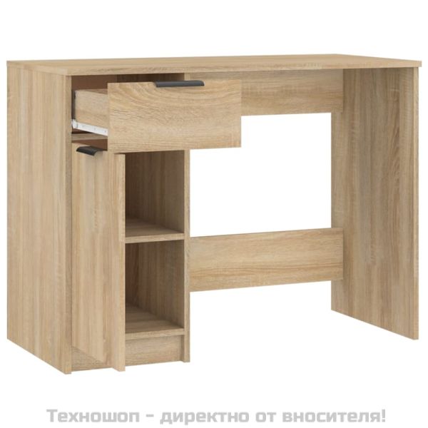 Бюро, дъб сонома, 100x50x75 см, инженерно дърво