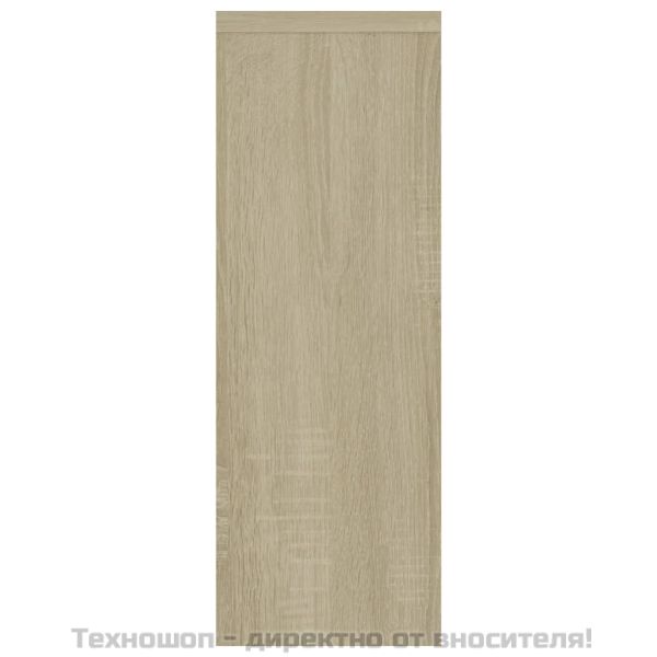 Стенен рафт, дъб сонома, 45x16x45 см, инженерно дърво