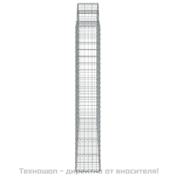Габионни кошници арка 6 бр 200x50x180/200 см поцинковано желязо