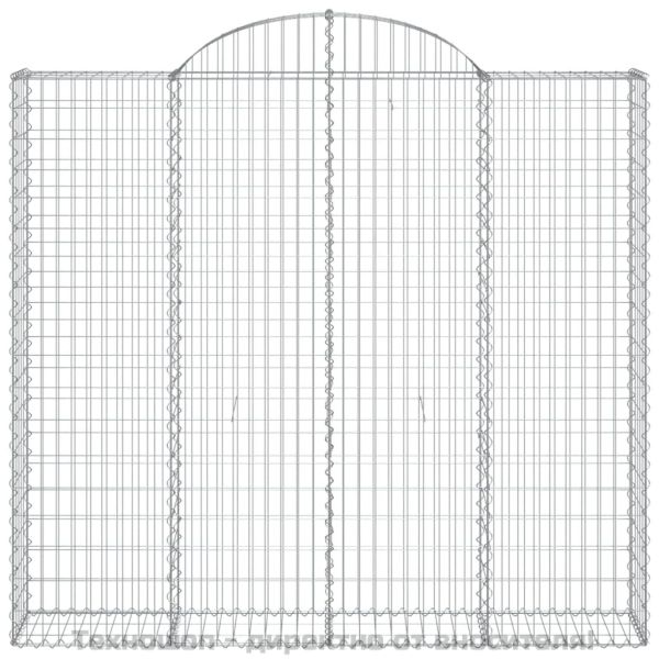 Габионни кошници арка 8 бр 200x50x180/200 см поцинковано желязо