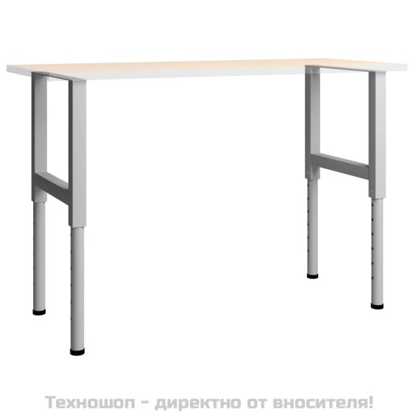 Подвижни рамки за работна маса метал 2 бр 55x(69-95,5) см сиви