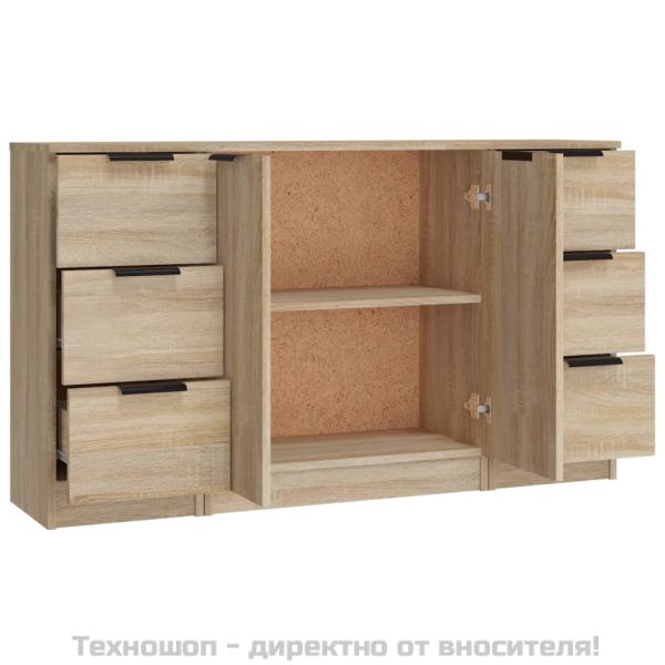 Сайдборди, 3 бр, сонома дъб,инженерно дърво