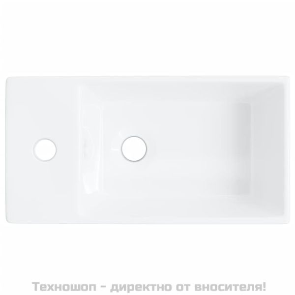 Мивка бяла 48x25x15 см керамика