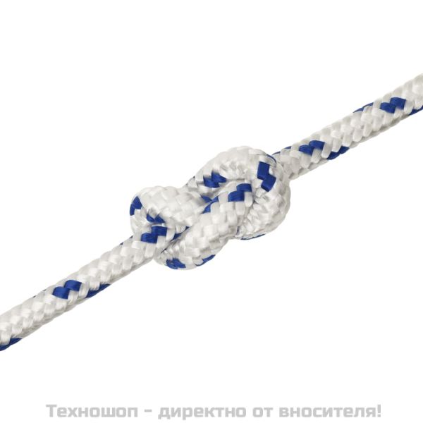Въже за лодка бяло 12 мм 100 м полипропилен