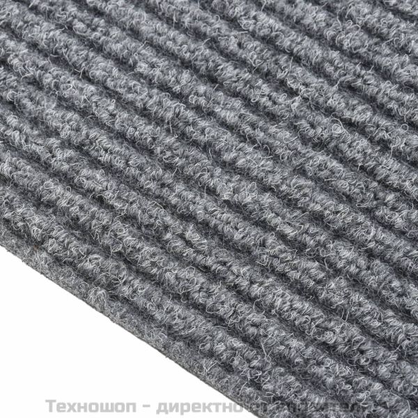 Абсорбиращо мръсотията килимче, 100x100 см, сиво