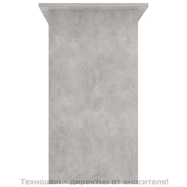 Бюро, бетонно сиво, 80x45x74 см, инженерно дърво