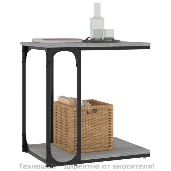 Странична маса, cив сонома, 50x35x52 см, инженерно дърво