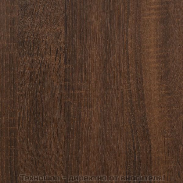 ТВ шкаф, кафяв дъб, 100x40x50 см, инженерно дърво