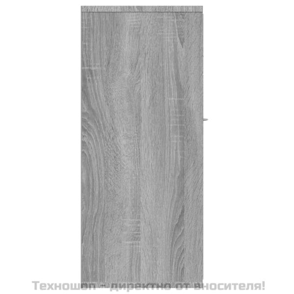 Сайдборд, сив сонома, 88x30x70 см, инженерно дърво