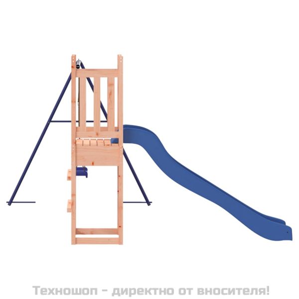 Комбинирано детско съоръжение, масивна дугласка дървесина