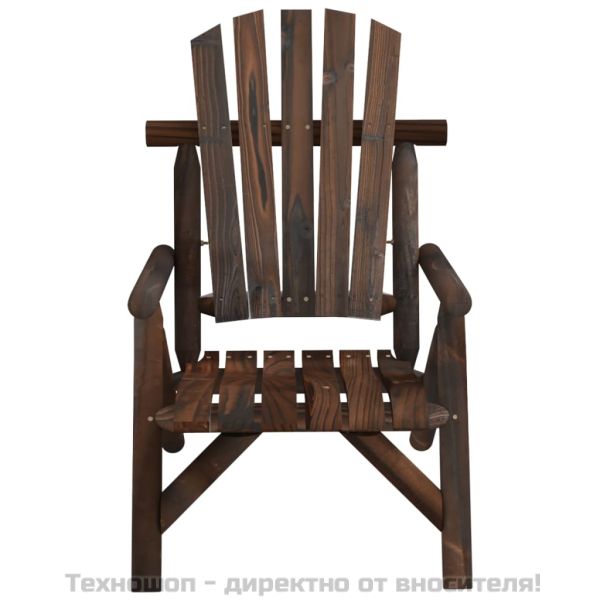 Градински стол, 68x86x103 см, масивен смърч