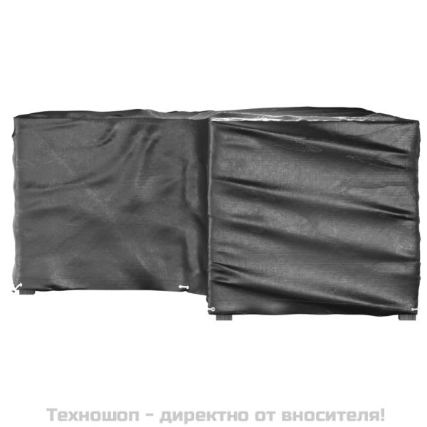 Покривала за ъглови градински мебели 2 бр 12 капси 185x185x90см