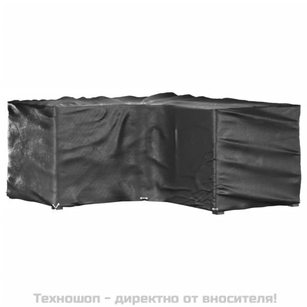 Покривала за ъглови градински мебели 2 бр 16 капси 215x215x90см