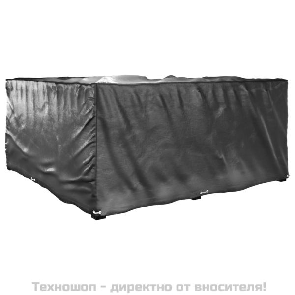 Покривала за ъглови градински мебели 2 бр 16 капси 215x215x90см