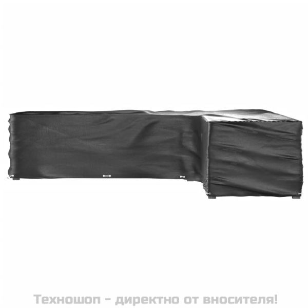 Покривала за ъглови градински мебели 2 бр 20 капси 300x300x70см