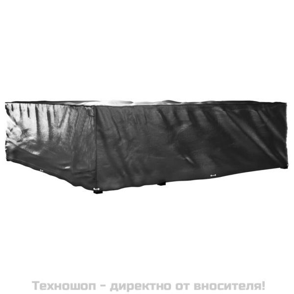 Покривала за ъглови градински мебели 2 бр 20 капси 300x300x90см