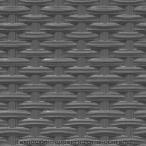 Кашпи, 2 бр, черни, 30x30x37 см, полипропилен