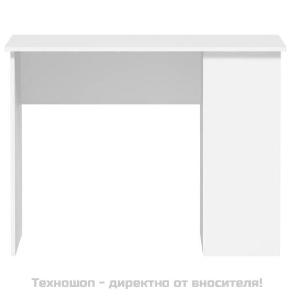 Бюро, бяло, 100x55x75 см, инженерно дърво