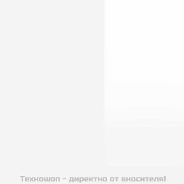 Бюро, бял гланц, 100x55x75 см, инженерно дърво