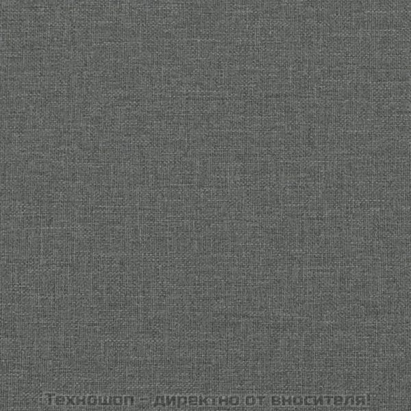 Разтегателен диван, тъмносив, плат