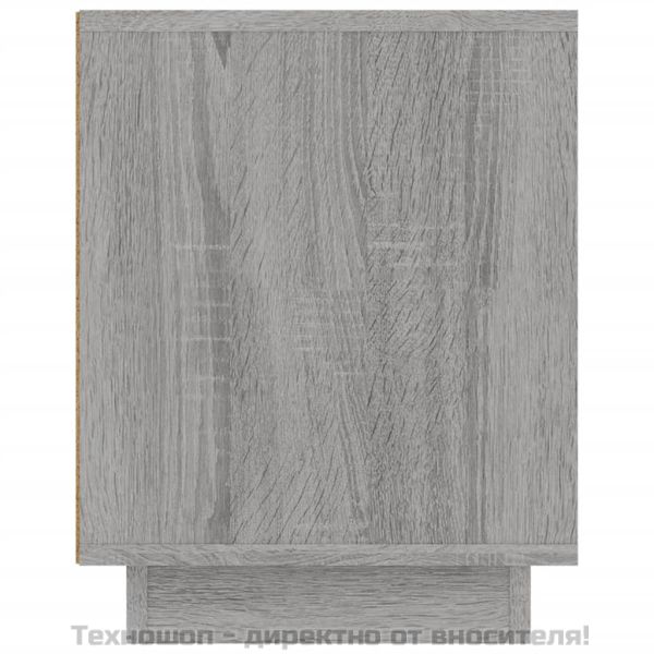 ТВ шкаф, сив сонома, 102x35x45 см, инженерно дърво