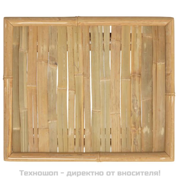 Градинска маса 65x55x30 см бамбук