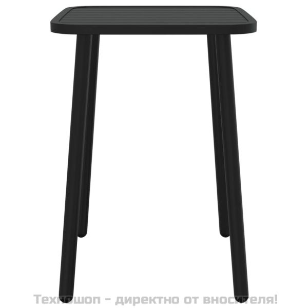 Градинска маса антрацит 50x50x71 cм стомана