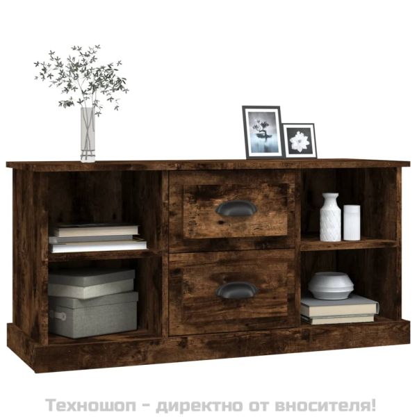 ТB шкаф, опушен дъб, 99,5x35,5x48 см, инженерно дърво