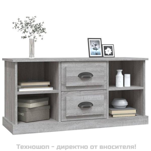 ТB шкаф, сив сонома, 99,5x35,5x48 см, инженерно дърво