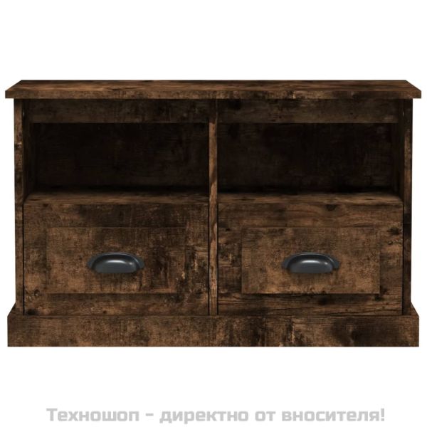 ТB шкаф, опушен дъб, 80x35x50 см, инженерно дърво
