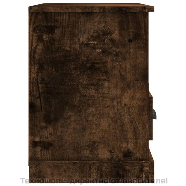 ТB шкаф, опушен дъб, 80x35x50 см, инженерно дърво