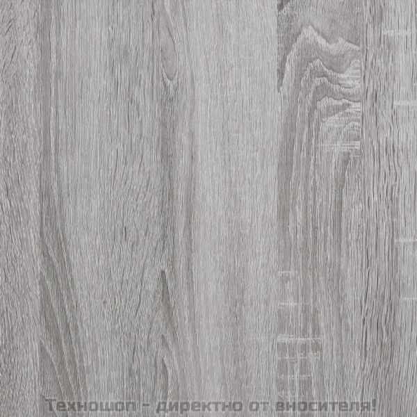 Нощно шкафче, сив сонома, 60x35,5x45 см