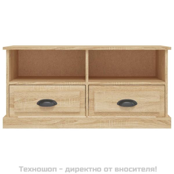 ТВ шкаф, сонома дъб, 93x35,5x45 см, инженерно дърво