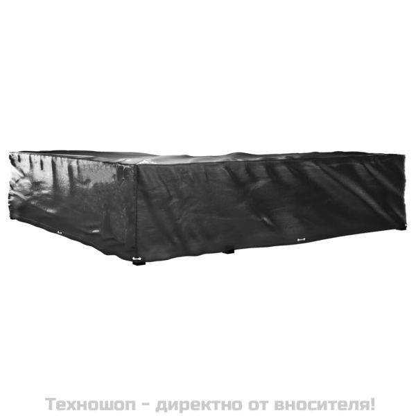 Покривало за ъглови градински мебели 20 капси 300x300x70 см
