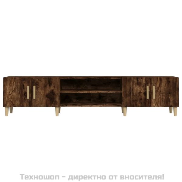 ТB шкаф, опушен дъб, 180x31,5x40 см, инженерно дърво