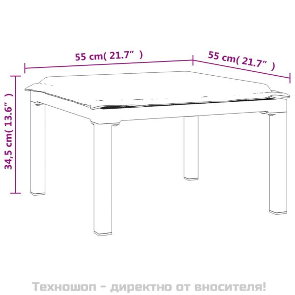 Градински лаундж комплект 6 части черно и сиво полиратан