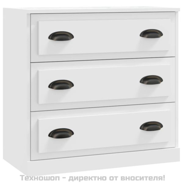 Сайдборди, 2 бр, бели, инженерно дърво