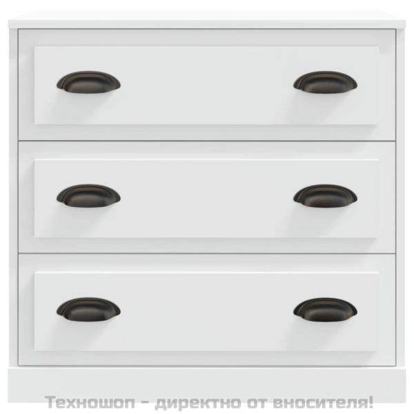 Сайдборди, 2 бр, бели, инженерно дърво