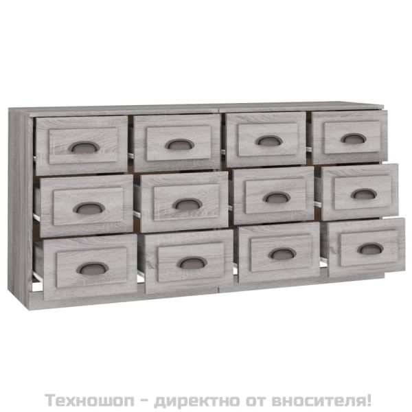 Сайдборди, 2 бр, сив сонома, инженерно дърво