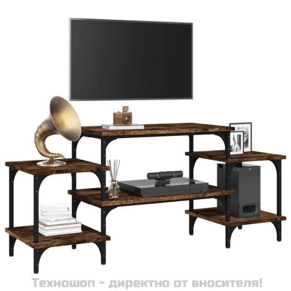 ТB шкаф, опушен дъб, 117x35x52 см, инженерно дърво