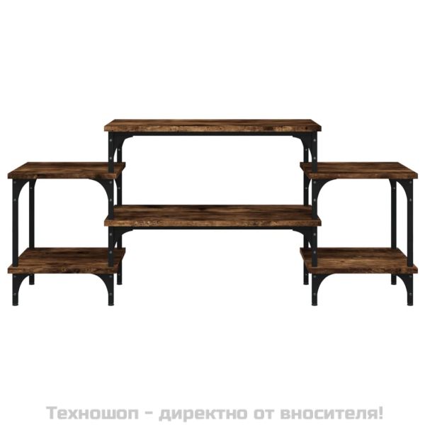 ТB шкаф, опушен дъб, 117x35x52 см, инженерно дърво