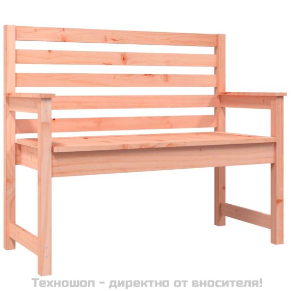 Градинска пейка 109x48x91,5 см масивна дугласка дървесина